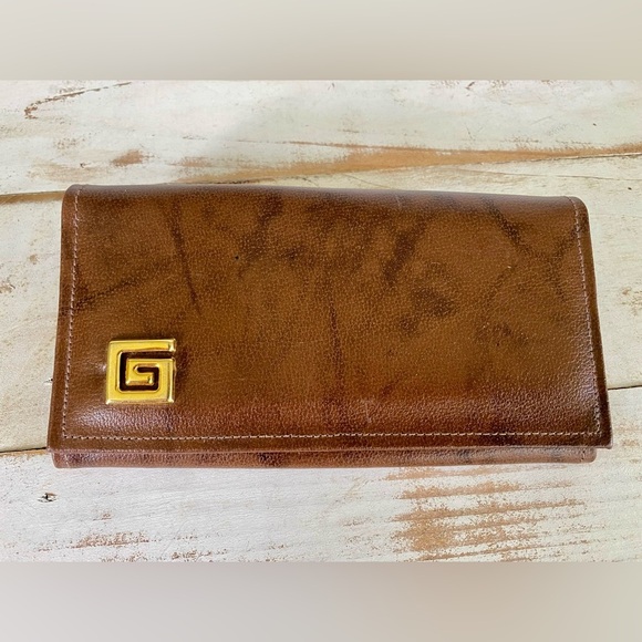 NEW YORKER brown split genuine cowhide marbled leather wallet vintage 70s RaRe - Picture 9 of 12